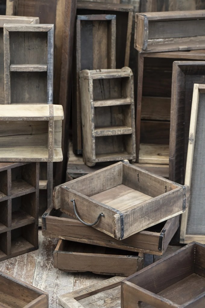 Ib Laursen Box z recyklovaného dreva Grasp Unique