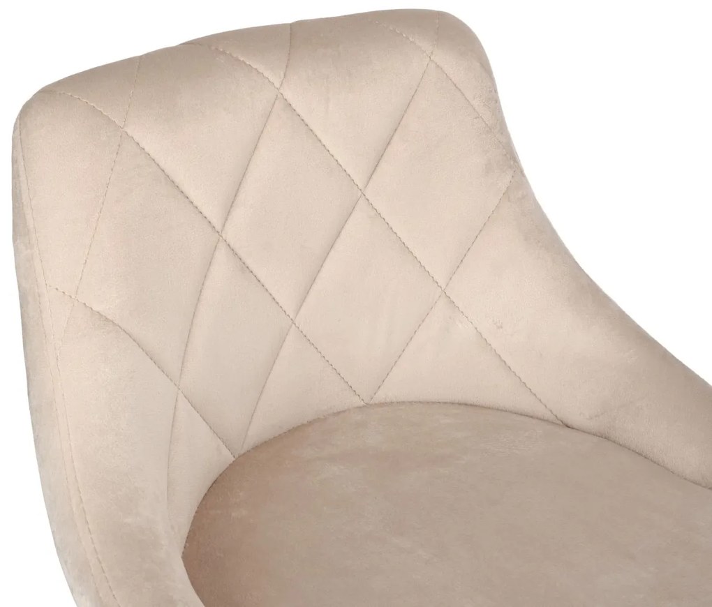 Barová stolička CYDRO čierna béžová