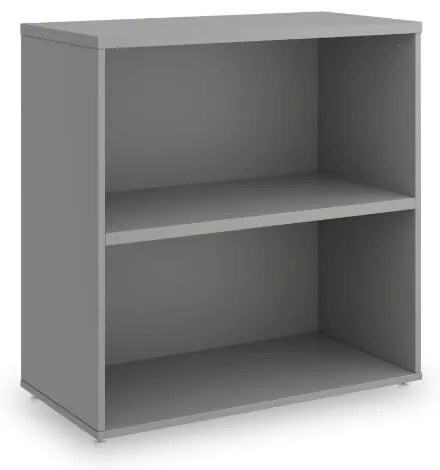 Nízka skriňa SimpleOffice 80 x 40 x 80 cm, sivá