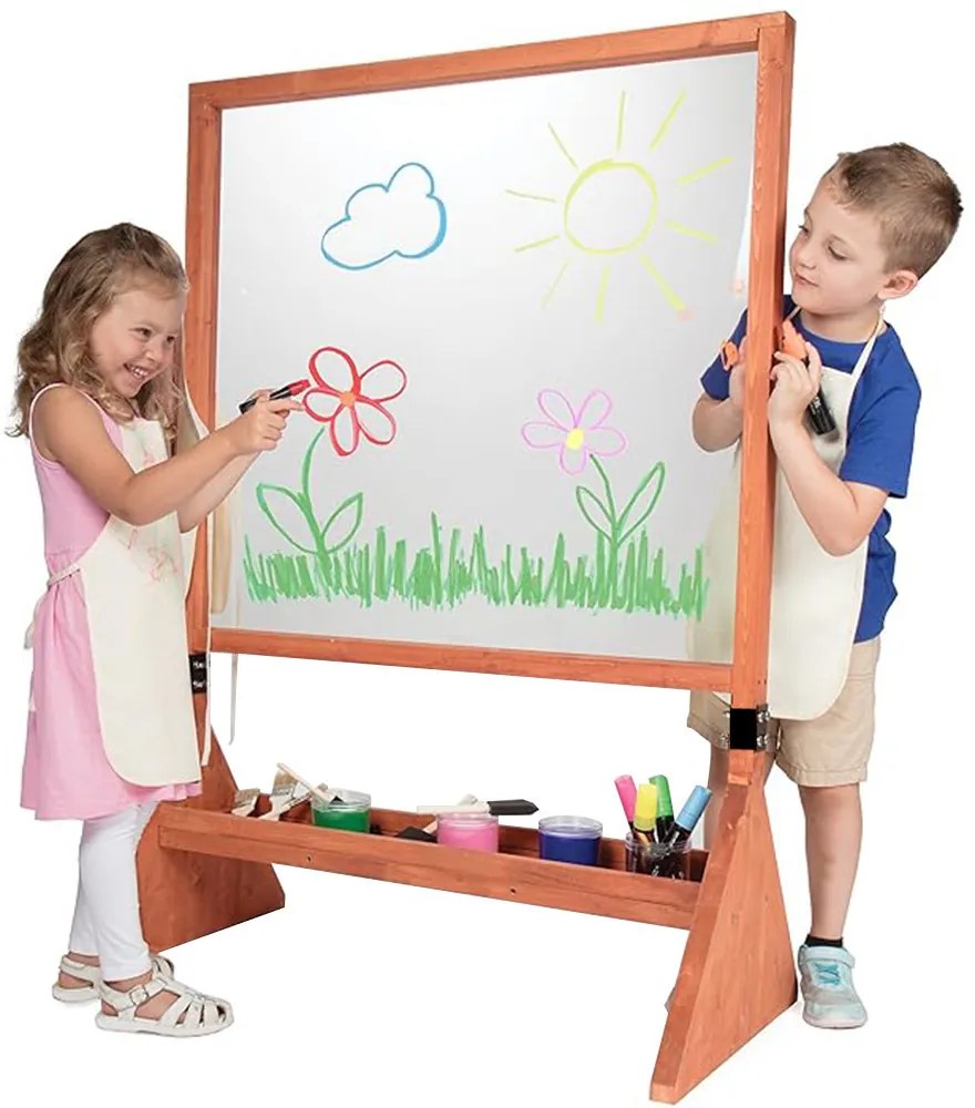 Obojstranná plexisklová tabuľa na kreslenie pre vonkajšie aj vnútorné použitie