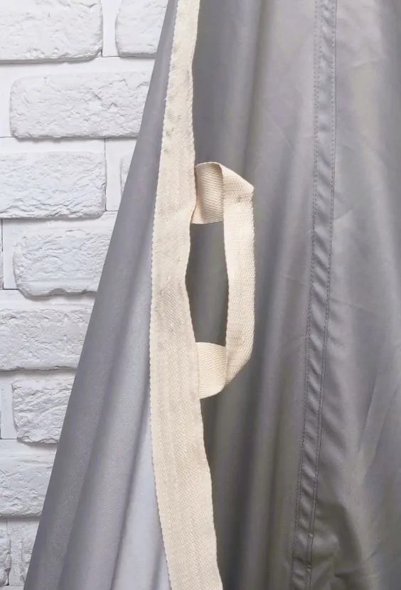 Závesný vak LILI - ecru / sivý