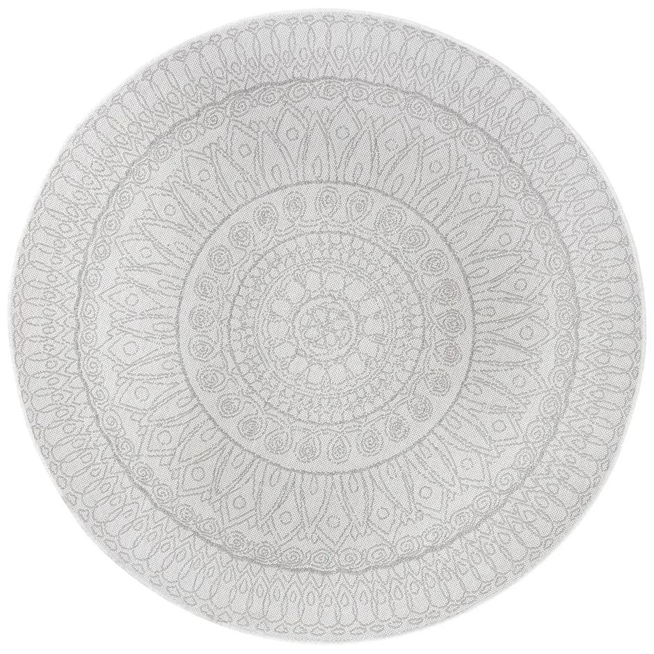 Svetlosivý okrúhly koberec ø 120 cm Spirit – Hanse Home