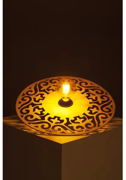 Prisadený luster FALCO 1xE27/60W/230V pr. 40 cm béžová