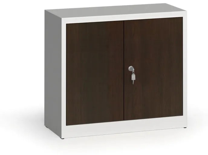 Alfa 3 Zvárané skrine s lamino dverami, 800 x 920 x 400 mm, RAL 7035/wenge