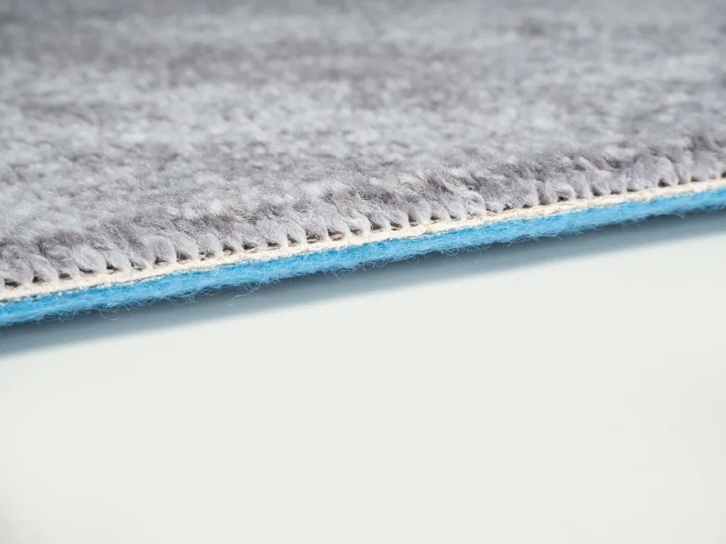 Condor Carpets, Metrážny koberec Serena 6692, na mieru, šíře 4m,5m, šedá, filc, obývacia izba