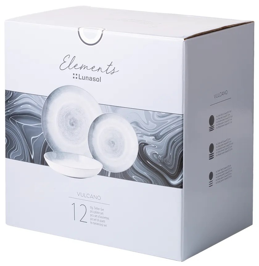 Set tanierov 12 ks - Elements Vulcano - 492700