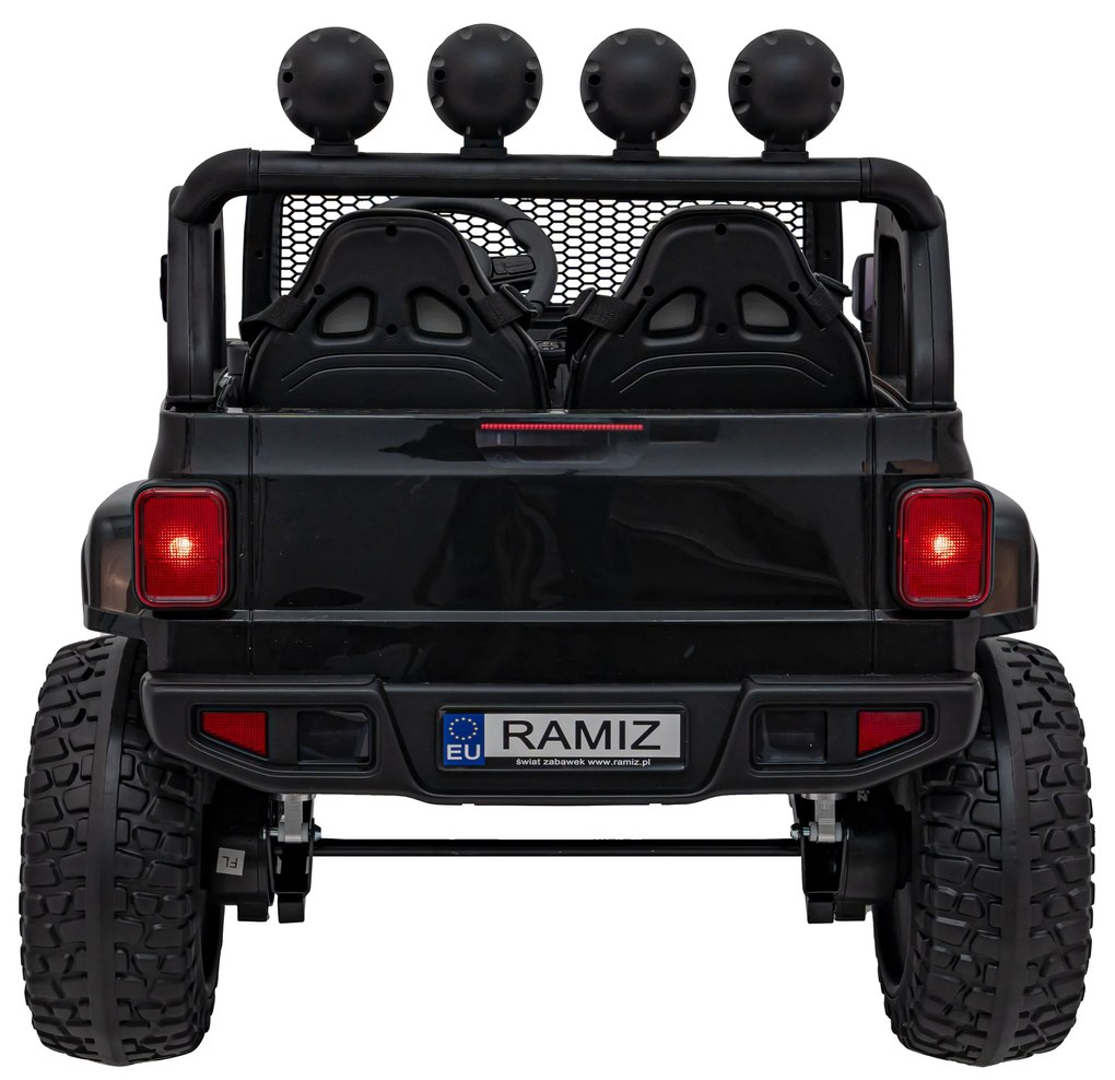 RAMIZ Elektrická autíčko OFF-ROAD 3.0 - čierne - 4x35W- BATÉRIA - 12V14Ah - 2024