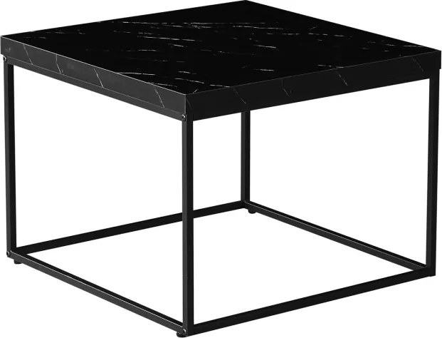 Konferenčný stolík čierny, mramor CT-V2006 BK