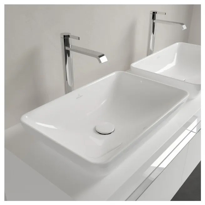 Villeroy & Boch Venticello - Umývadlová misa 550x360 mm, s prepadom, alpská biela 41135501