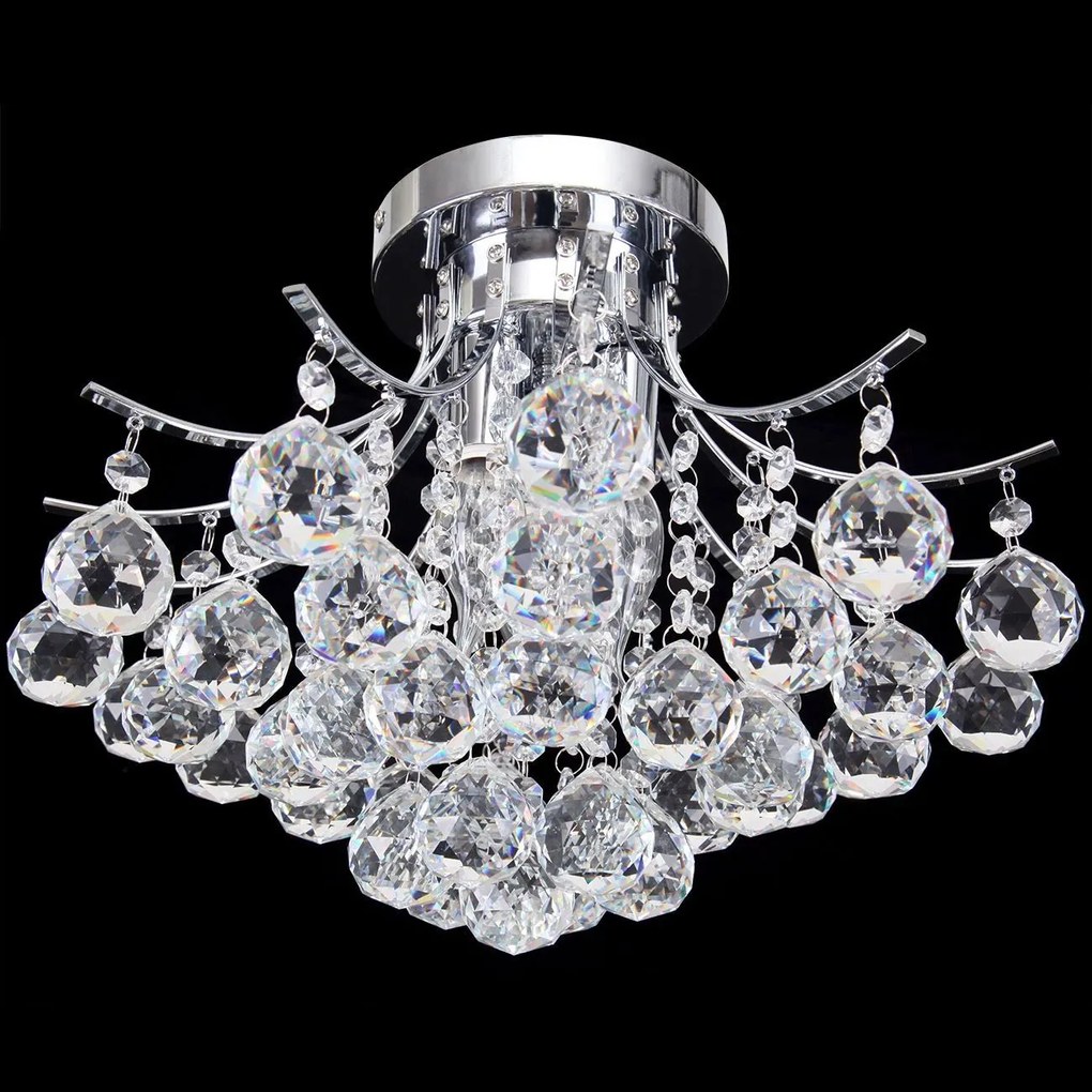 Toolight - Stropné svietidlo 3xE14 APP784-3C, chrómová, OSW-05035