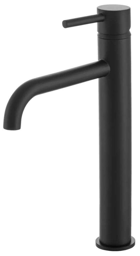 Gamma Roy, vysoká umývadlová batéria h-300, čierna matná, GMA-BRYUW-BK