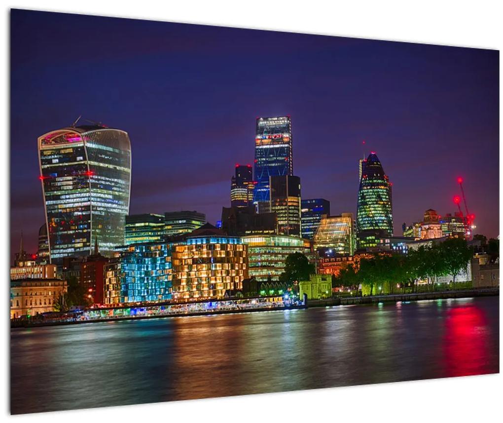 Obraz - Večerný Londýn (90x60 cm)