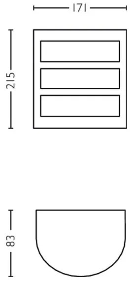 Philips - LED Vonkajšie nástenné svietidlo PYTHON LED/6W/230V 2700K IP44