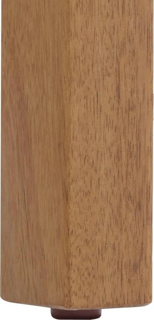 Záhradná lavička HWC-N47, 82x145x59 cm, akáciové drevo - krémovo-béžový vankúš