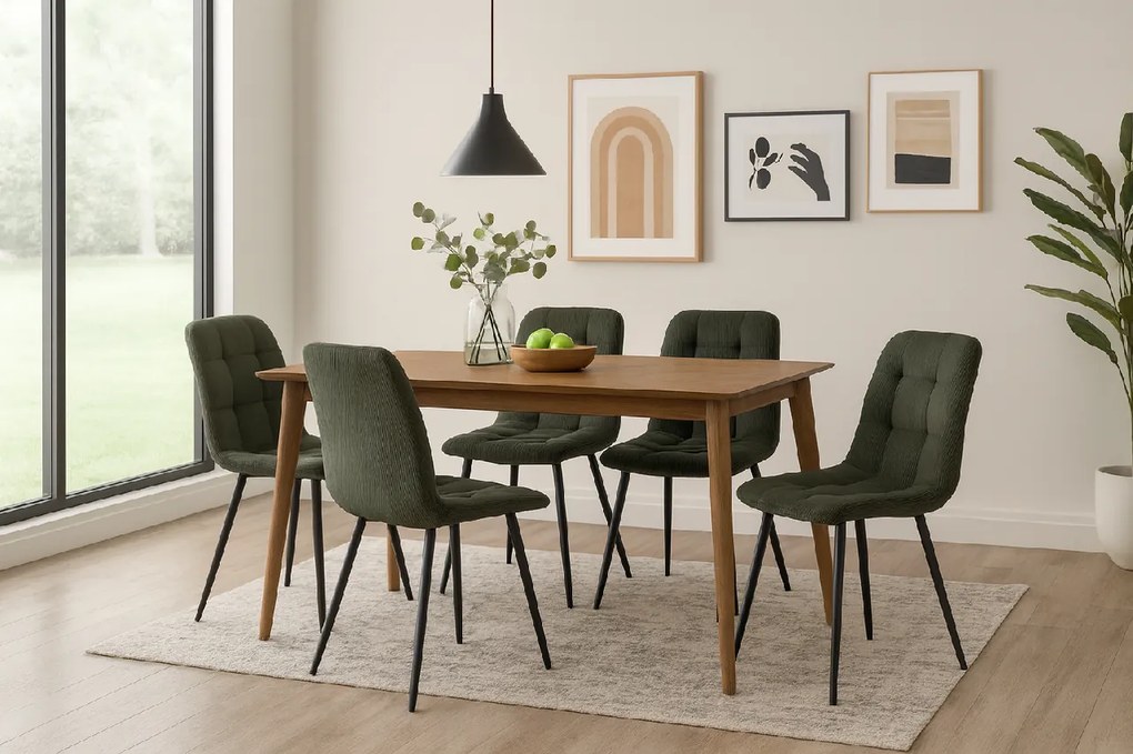 Noela Menčestrová jedálenská stolička ARIA zelená