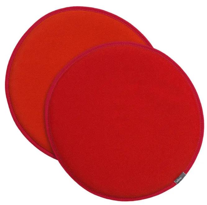 Vitra Sedák na stoličku Seat Dot, poppy red-orange