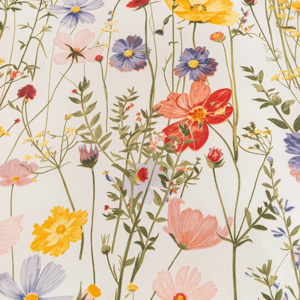 Obliečka na vankúš z mikrovlákna WILDFLOWERS 45x45 cm, farebný