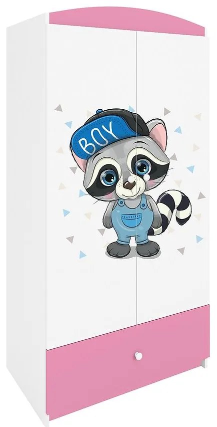 Skriňa Babydreams ružová – Medvedík čistotný