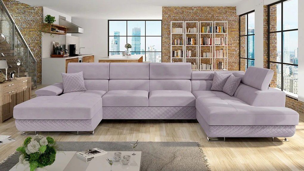 Rohová sedacia súprava Alvin Bis Premium, Dostupné poťahy: Abriamo 04, Strana: Ľavá