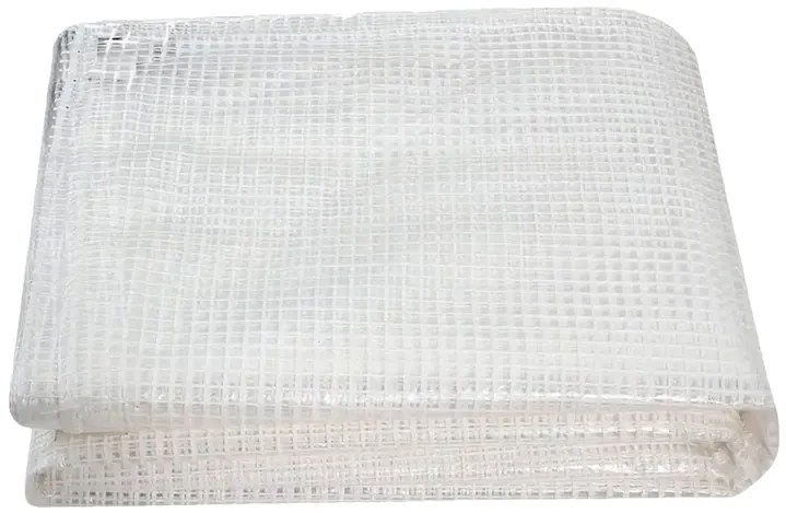 Záhradný fóliovník 3x2x2 m, viacsezónny, kovový rám, biela fólia, 2 vchody