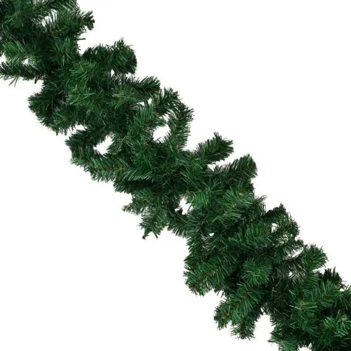 vidaXL Vianočné girlandy 4 ks, zelené 270 cm, PVC-