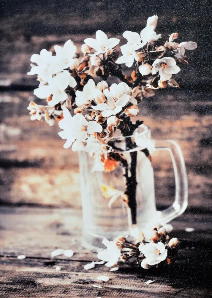 Falc Obraz na plátne - Kvety v pohári, 50x70 cm