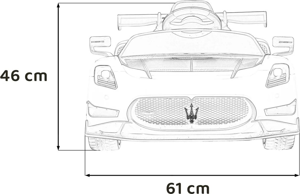 Ramiz Maserati MC20 GT2 Biele vozidlo