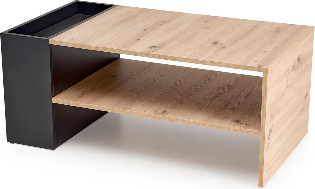 Konferenčný stolík MURCIA 100 cm dub artisan/čierny