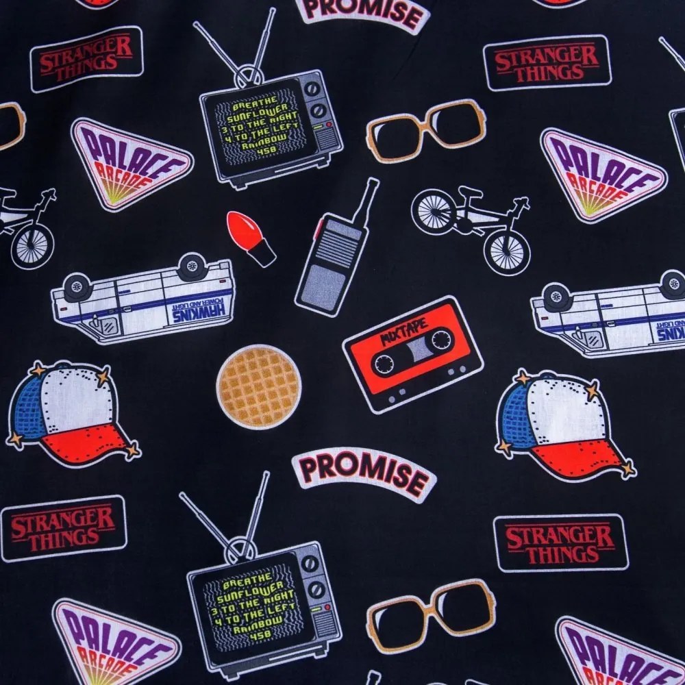 Obojstranné bavlnené posteľné obliečky Stranger Things - Upside Down