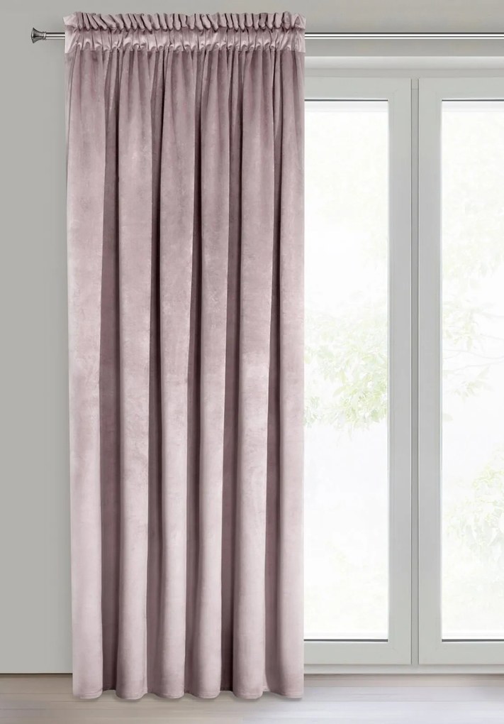 ZATEMŇOVACÍ ZÁVES NA PÁSKE MELANIE 140X270 CM PÚDROVÁ