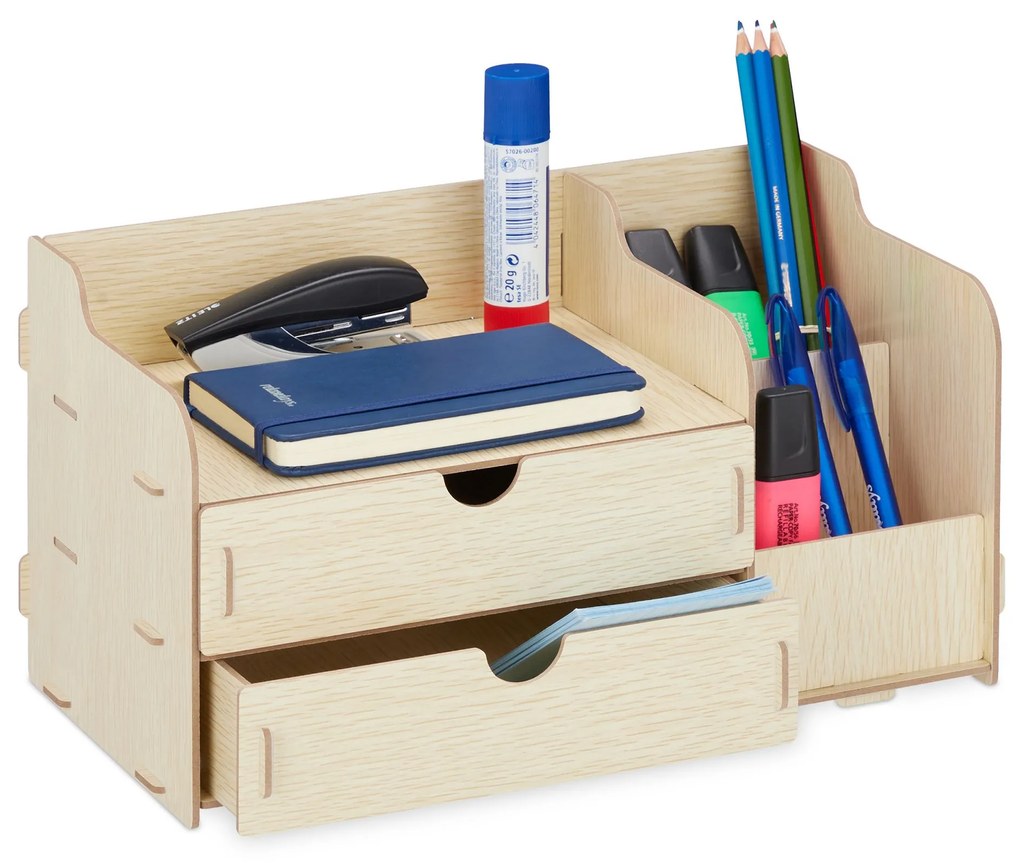 Organizér na stôl s úložnými priehradkami RD42745, béžová