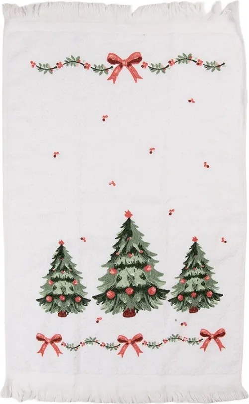 Kuchynský froté uterák so stromčekmi Christmas Harmony - 40*66 cm