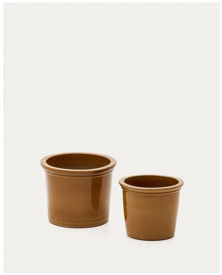 Kvetináče z terakoty v súprave 2 ks ø 47 cm Presili – Kave Home