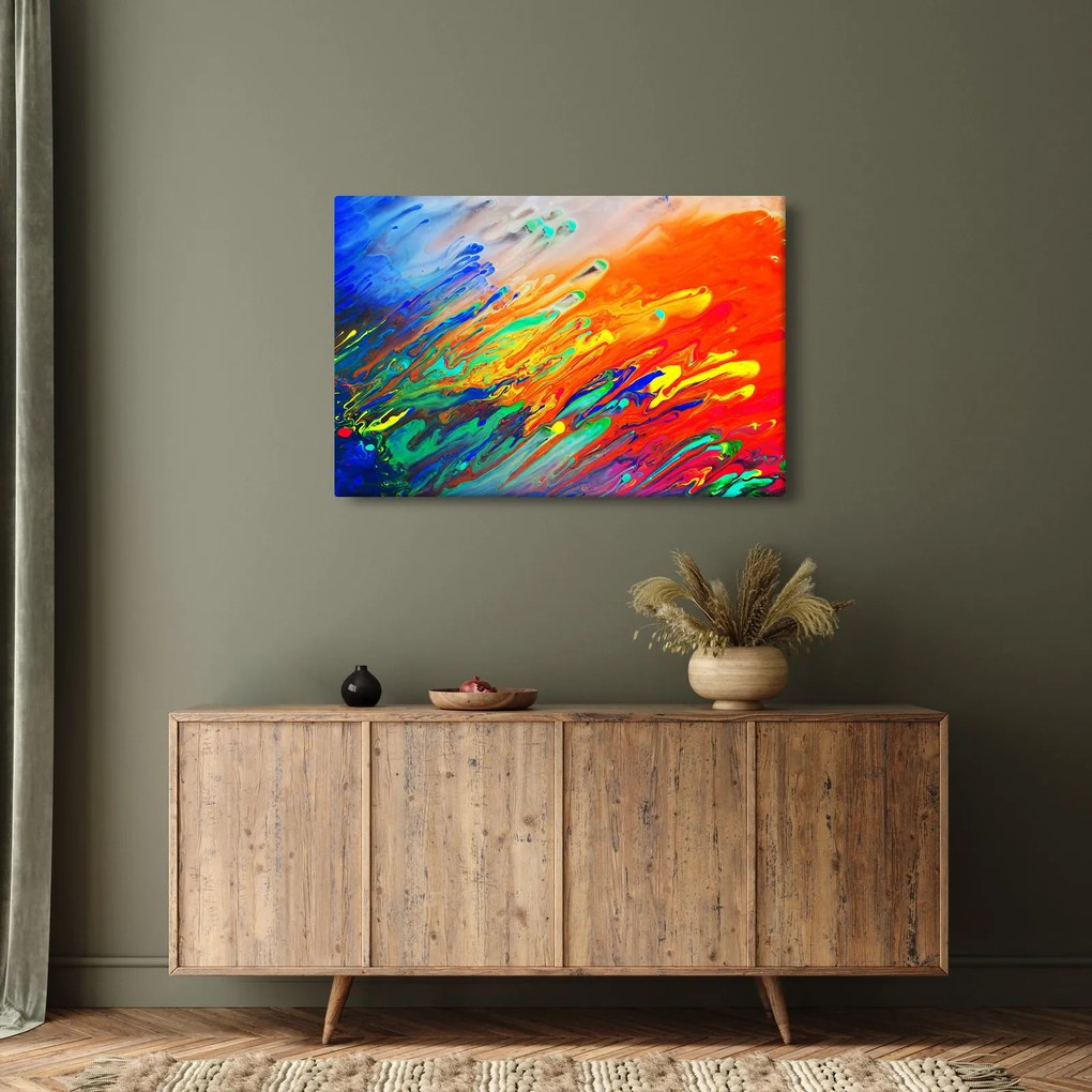 Obraz - Farebná abstrakcia (90x60 cm)