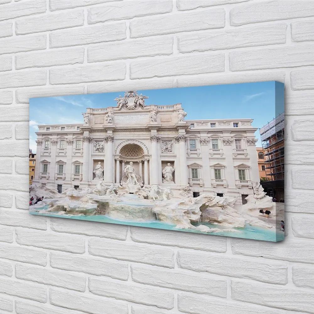 Obraz na plátne Katedrála Rome Fountain 140x70 cm