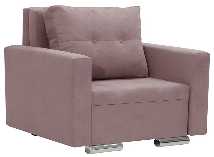 Kreslo FELIX s funkciou spania Ružová