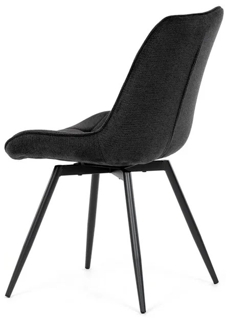 Autronic BONTEC Jedálenská stolička, čierna, látka, HC-T1130 BK2 Farba: Šedá