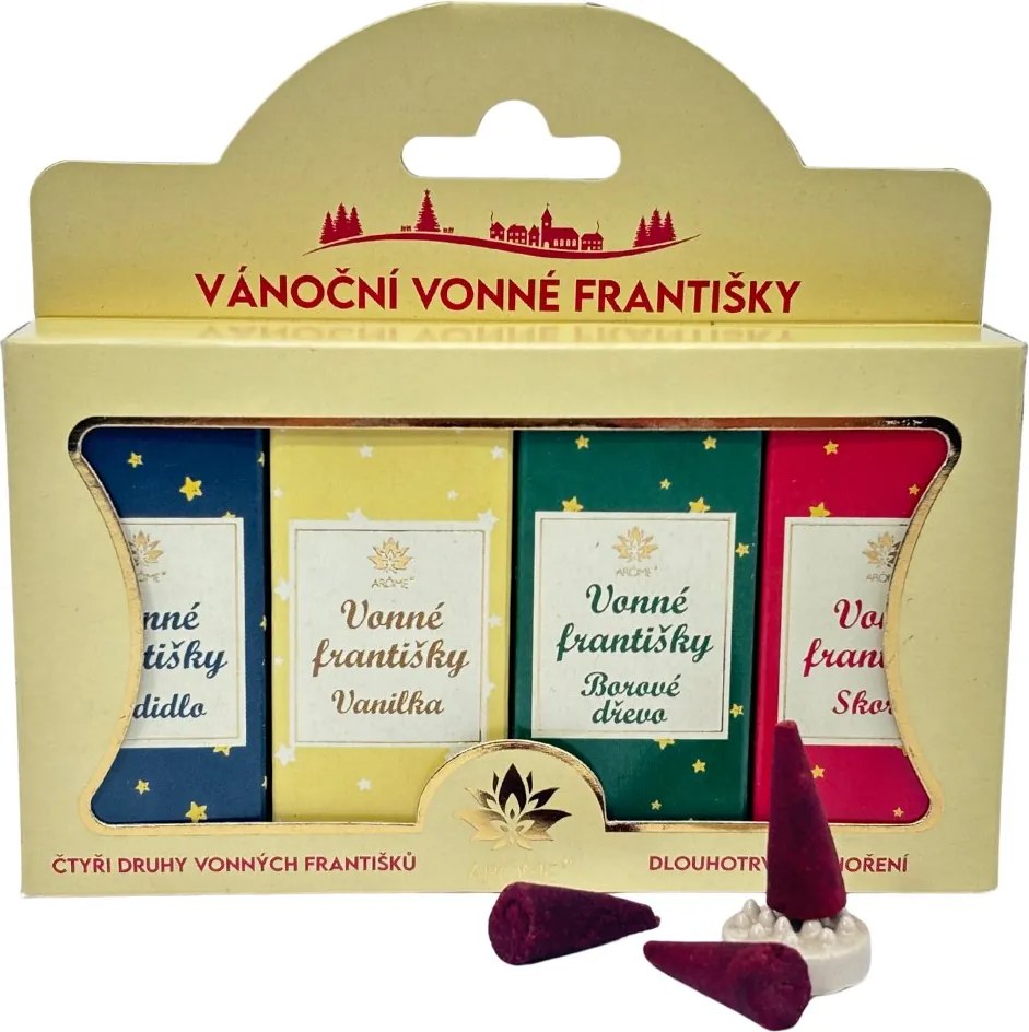 ARÔME Vianočné vonné františky