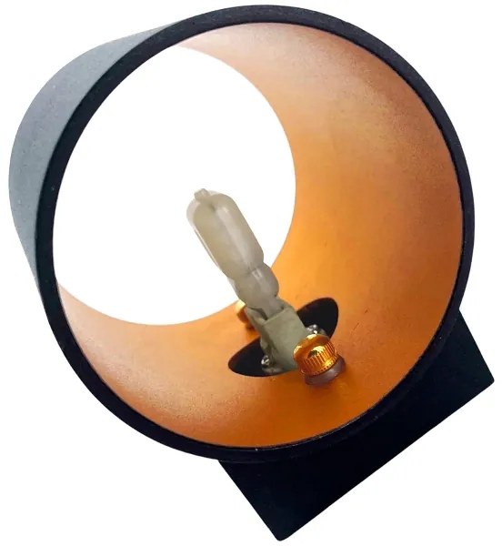 Nástenné svietidlo SQUALLA TUBA 1xG9/50W/230V čierna/zlatá