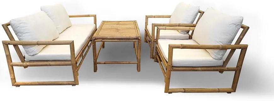 Bambusová záhradná súprava 1+2+1