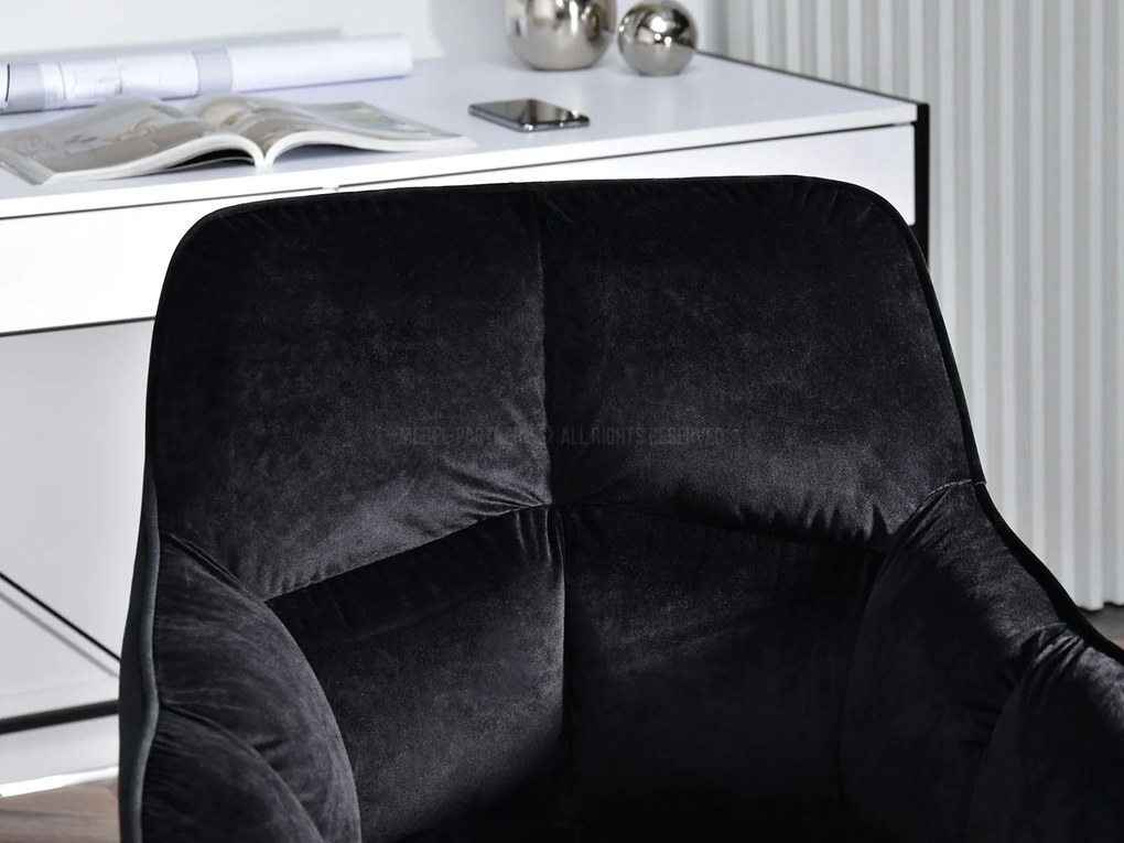 Kreslo Island (čierna + chrómová). Akcia -19%. Vlastná spoľahlivá doprava až k Vám domov. 1110077