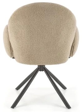 Jedálenská stolička KIVA, 1 ks, hnedá