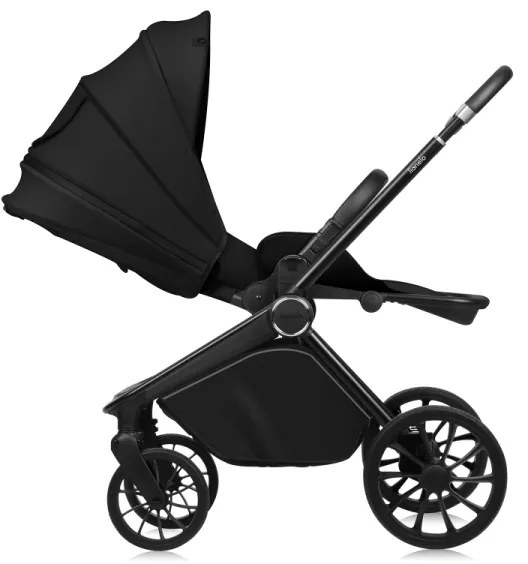 Lionelo - Kombinovaný kočík 2 v 1 MIKA PLUS Black Onyx