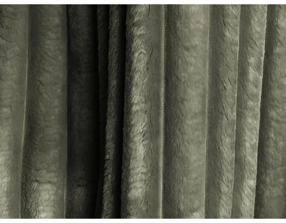 Zelená menčestrová rozkladacia/s úložným priestorom pohovka 266 cm Kini – Makamii