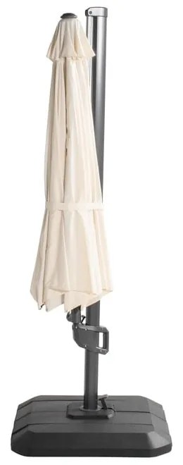 Béžový slnečník ø 350 cm Shadowflex Deluxe – Hartman
