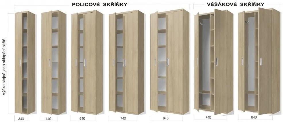 Nabytekmorava Sklápacia posteľ VS 3054 P - 200x90 cm farba lamina: Biela