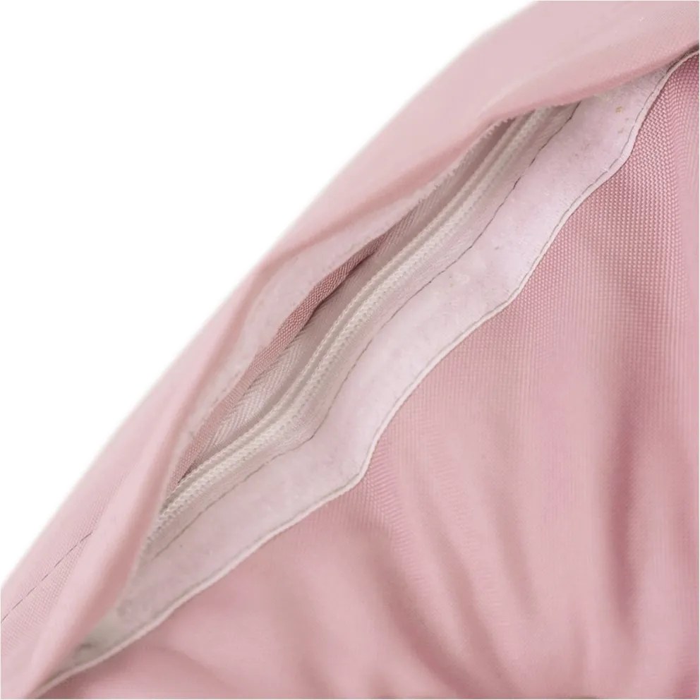 Ružový sedací vak pre deti – vodeodolný, pohodlný a bezpečný