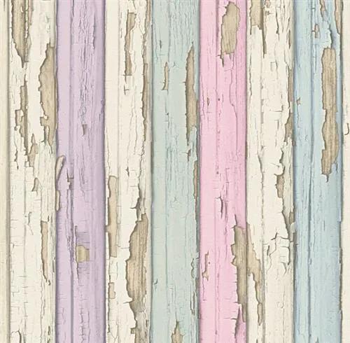 Vliesové tapety na stenu 95883-2, staré drevené dosky farebné, rozmer 10,05 m x 0,53 m, A.S. Création