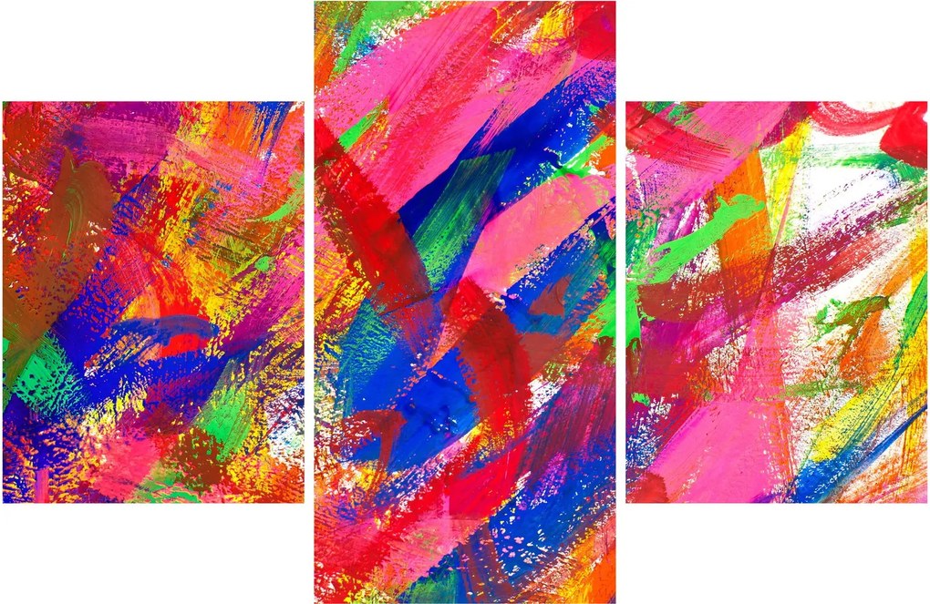 Obraz - Farebná abstrakcia (90x60 cm)