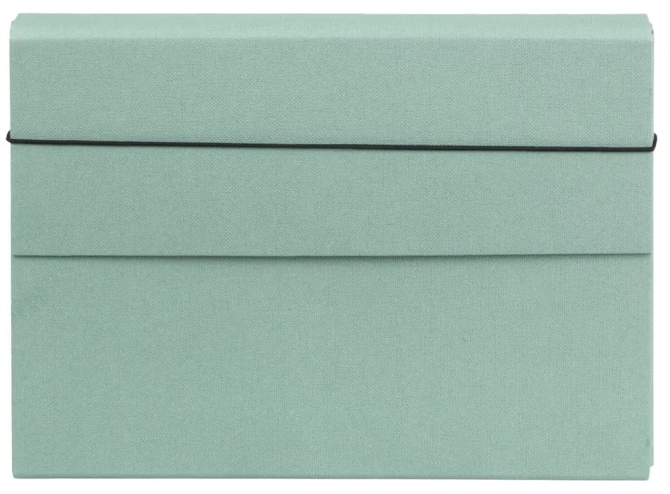 Zelený kartónový organizér Olof Canvas Paper Laminate – Bigso